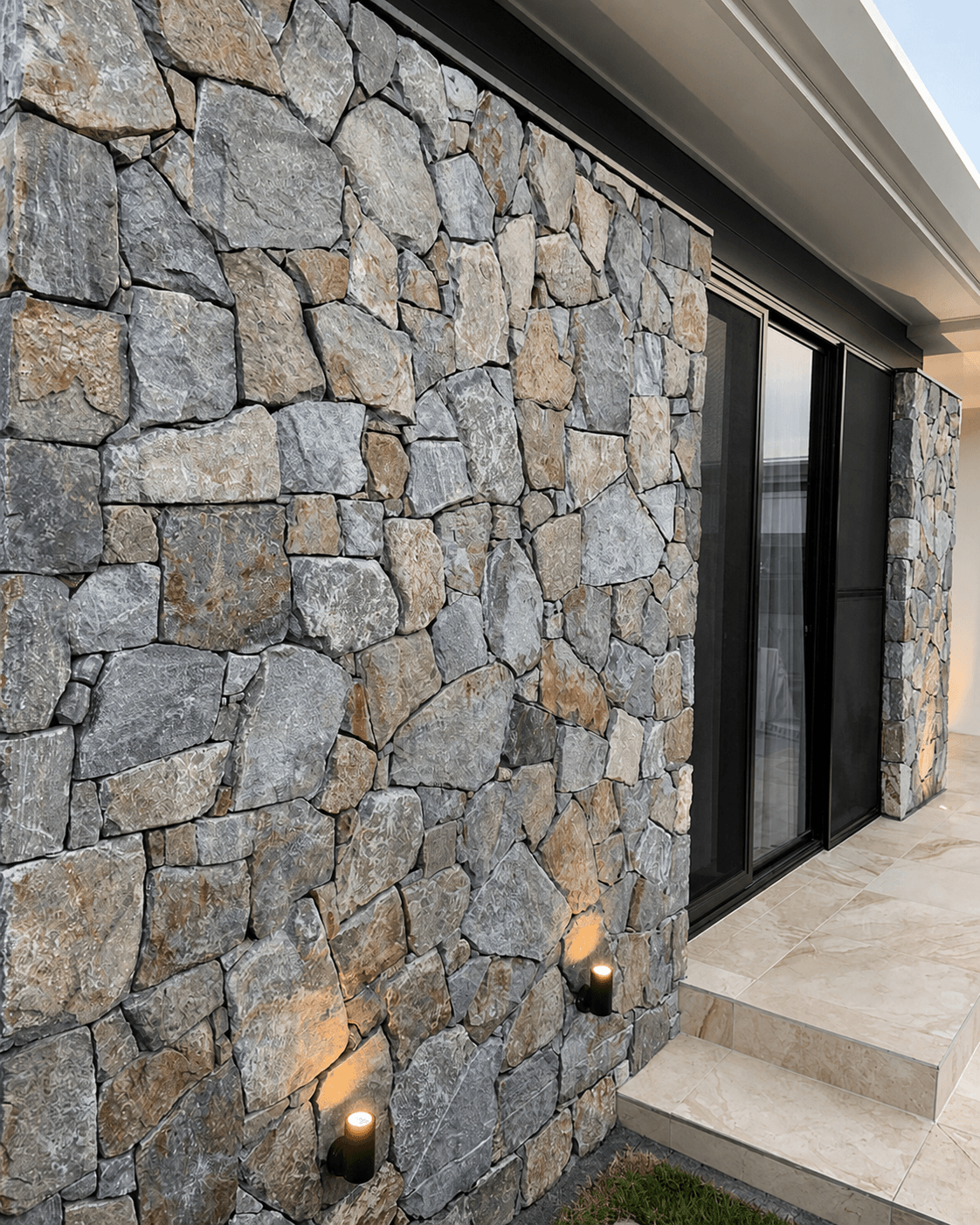 Stone Veneer project view 1