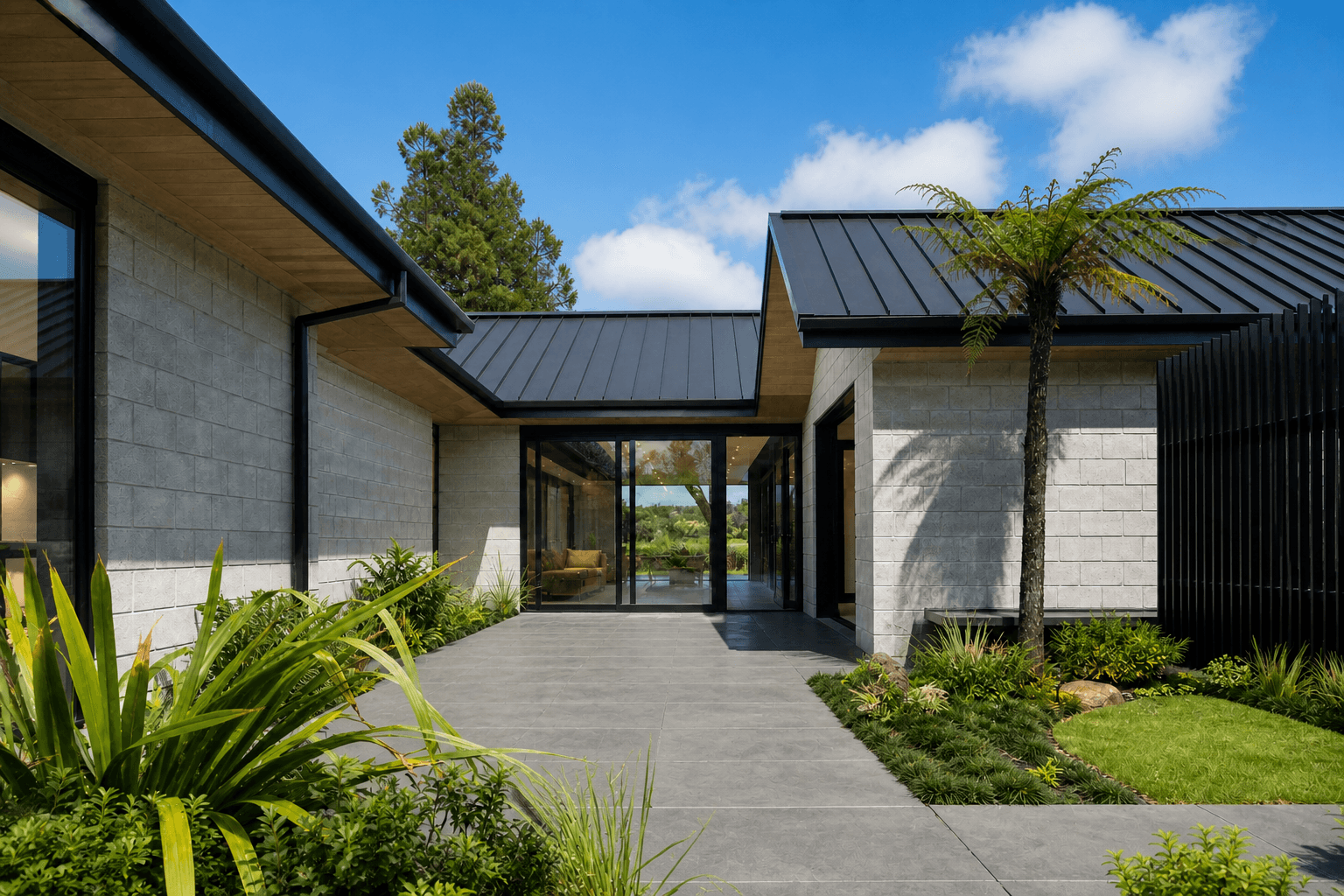 Block masonry project